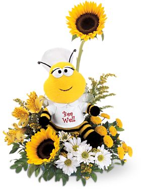 Bee well bouquet