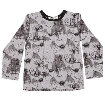 grå t-shirt med nullermænd - MIO my MIO