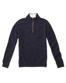 Mens Wool Cashmere Half-zip Sweater