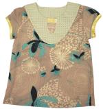 FLORA - short-sleeved tunic - drappa dot size 12/152 cm