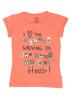 peach t-shirt with print - LCKR