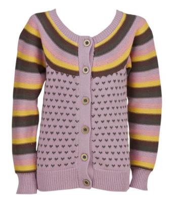 patterned knit cardigan - KOIN
